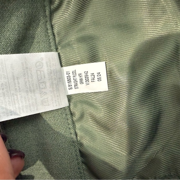 Banana Republic Factory‎ Double Weave High Rise Straight Trouser Green Size 14 - Picture 6 of 9